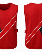 Custom Golf Caddie Bib | Wholesale Golf Tournament Caddie Vest | Red Black White | Apparels Bridge