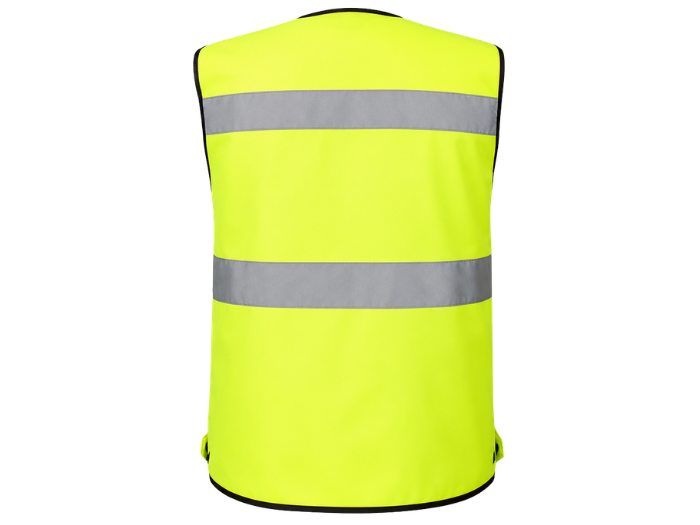 Ripstop Tool Vest B2B Low MOQ Reflective Multi-Pocket Vest Fluorescent Yellow Workwear