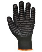 Anti Vibration Glove B2B Low MOQ Construction Work Gloves Black/Orange Workwear