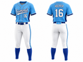 Custom Blue Softball Uniform Set – Home & Away Jersey and Pants for Wholesale Teams