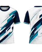 Custom Blue & Teal Dart Jersey – Team Uniform Wholesale, Low MOQ, Personalized Name & Number