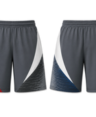 Custom Dark Gray Dart Shorts – Team Uniform Wholesale, Low MOQ, Personalized Name & Number