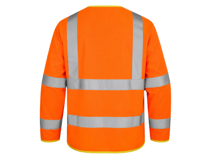 Sleeved Waistcoat B2B Low MOQ Construction Uniform Orange Workwear