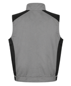 Utility Gilet – Low MOQ B2B Sleeveless Workwear Vest with Storm Flap in Grey & Black