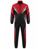 Custom Wrestling Warm-Up Set | Wholesale Wrestling Team Jacket and Pants | Red Black White | Apparels Bridge