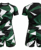 Custom Black & Green Camouflage Combat Uniform – Team Set Bulk, Low MOQ, Personalized Name & Number