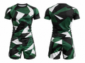 Custom Black & Green Camouflage Combat Uniform – Team Set Bulk, Low MOQ, Personalized Name & Number