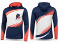 Custom Pickleball Hoodie | Wholesale Pickleball Team Hoodie | Navy Coral White | Apparels Bridge