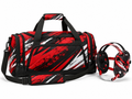 Custom Wrestling Team Bag and Headgear Bag Set | Wholesale Wrestling Gear Bundle | Red Black White | Apparels Bridge