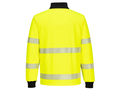 Railway Reflective Quarter-Zip Sweatshirt Fluorescent Yellow and Black | B2B Low MOQ Railway Workwear Manufacturer