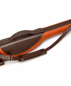 Tan Leather Scope Rifle Case Wholesale | Shearling Lined Hunting Scabbard Manufacturer