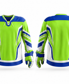 Lime Green Custom Hockey Jersey – Wholesale Bulk Team Kit, Low MOQ, B2B Performance Apparel
