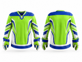 Lime Green Custom Hockey Jersey – Wholesale Bulk Team Kit, Low MOQ, B2B Performance Apparel