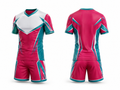 Pink Custom Rugby Uniform – Wholesale Bulk Team Kit, Low MOQ, B2B Performance Apparel