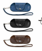 Personalized Leather Glasses Case Wholesale | Slim Eyewear Holder Private Label Manufacturer
