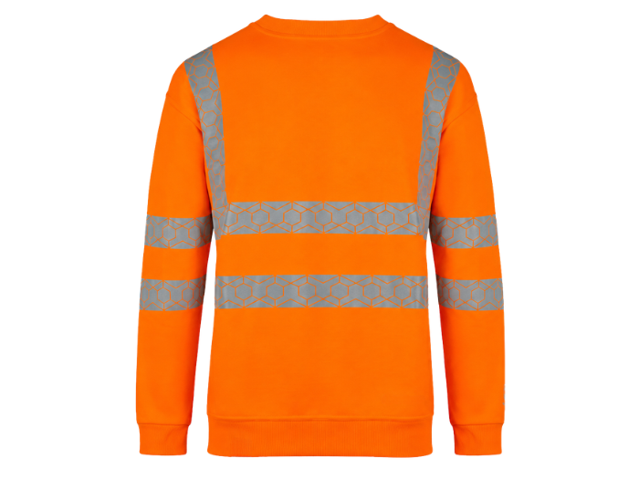 Sweatshirt B2B Low MOQ Construction Uniform Orange Workwear