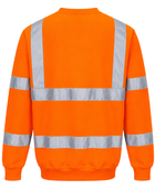 Railway Hi-Vis Sweatshirt Orange | B2B Low MOQ Railway Workwear Manufacturer