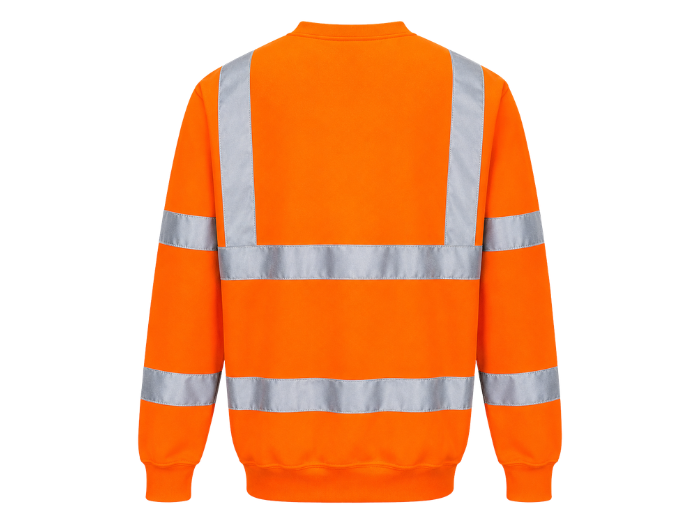 Railway Hi-Vis Sweatshirt Orange | B2B Low MOQ Railway Workwear Manufacturer