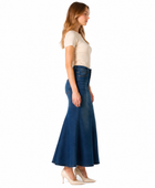 Wholesale Custom Denim Maxi Skirt Manufacturer Private Label Mermaid Jean Skirt