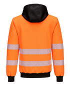 Railway Hi-Vis Zip Hoodie Orange and Black | B2B Low MOQ Railway Workwear Manufacturer