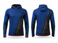 Custom Blue Charcoal Climbing Gym Pullover Hoodie – Wholesale Clubwear