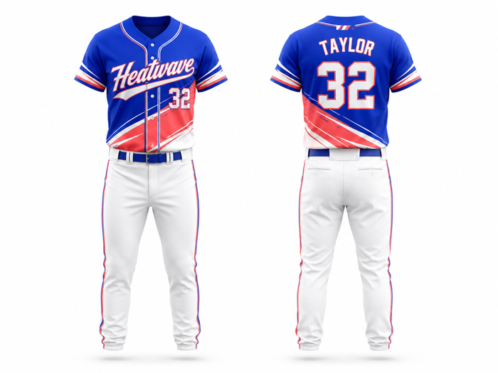 SUBLIMATED BASEBALL UNIFORM SET