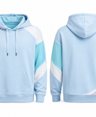 Custom Lacrosse Hoodie – Light Blue Wholesale Team Pullover Hoodie