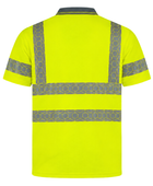 Railway Hi-Vis Short Sleeve Polo Shirt Yellow | B2B Low MOQ Railway Workwear Manufacturer