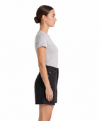 Wholesale Custom Black Denim Bermuda Shorts Manufacturer Private Label High Waist Shorts