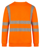 Railway Hi-Vis Long Sleeve Sweatshirt Orange | B2B Low MOQ Railway Workwear Manufacturer