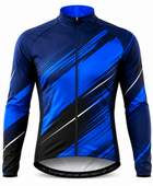 Custom Cycling Jacket | Wholesale Cycling Team Jacket | Navy Blue | Apparels Bridge