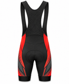 Custom Cycling Bib Shorts | Wholesale Cycling Team Bibs | Black Red | Apparels Bridge