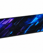 Custom Esports Mouse Pad | Wholesale Gaming Desk Mat | Black Blue Purple | Apparels Bridge