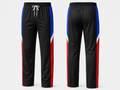 Custom Black Blue Soccer Pants | Wholesale Team Training Trousers for Bulk Orders
