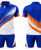 Blue & Orange Training Uniform – Bulk Performance Sportswear, Low MOQ, Wholesale Team Uniform