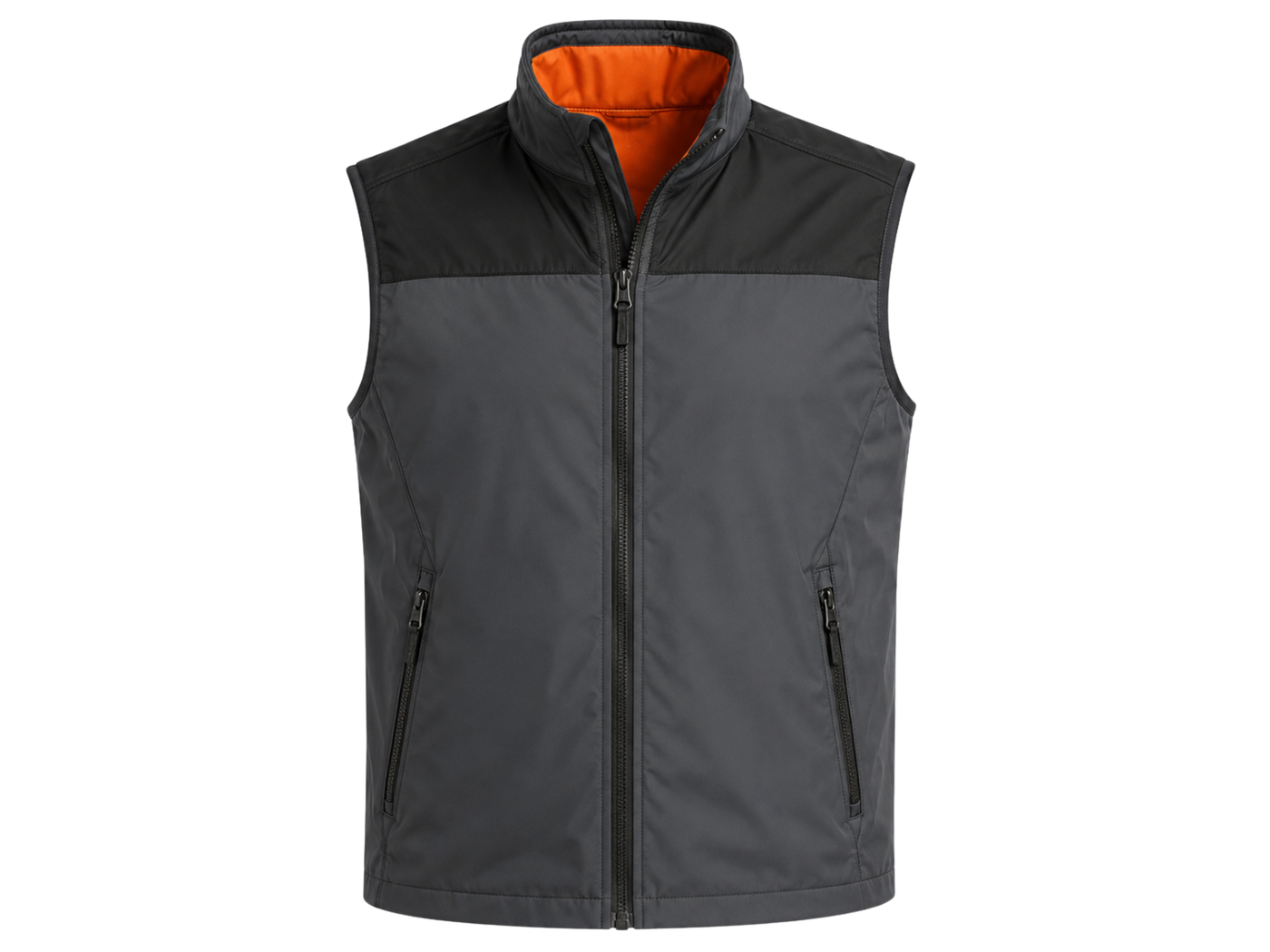 Sleeveless Hunting Jacket – Grey and Black | B2B Low MOQ