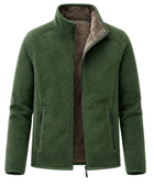 Fleece Hunting Jacket – Solid Green | B2B Low MOQ
