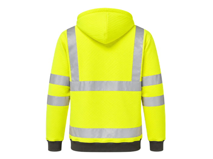 Construction Reflective Hooded Sweatshirt Fluorescent Yellow B2B Manufacturer