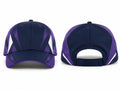 Custom Navy Purple Cricket Cap – Wholesale Team Headwear for Clubs