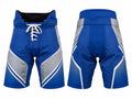 Custom Ice Hockey Pant Shell – Royal Blue Silver Sublimated Hockey Pants Shell Wholesale