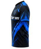 Custom Esports Gaming Jersey | Wholesale Esports Team Shirt | Black Blue Teal | Apparels Bridge