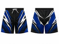 Black/Blue/White Wrestling Shorts – Team Performance Sportswear, Wholesale Bulk, Low MOQ
