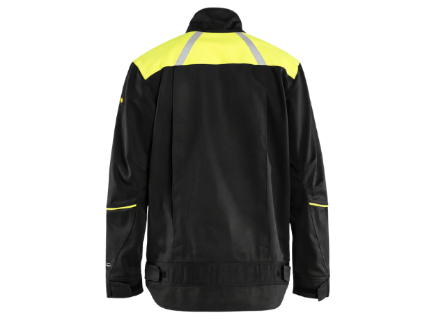 Welding Jacket Black B2B Low MOQ Industrial Workwear Manufacturer