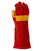 Welders Gauntlet Red/Yellow B2B Low MOQ Workwear Gloves