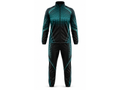 Custom Padel Warm-Up Set –  Black Teal Team Tracksuit Wholesale