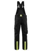 Welding Bib Trouser Black/Yellow B2B Low MOQ Industrial Workwear Manufacturer