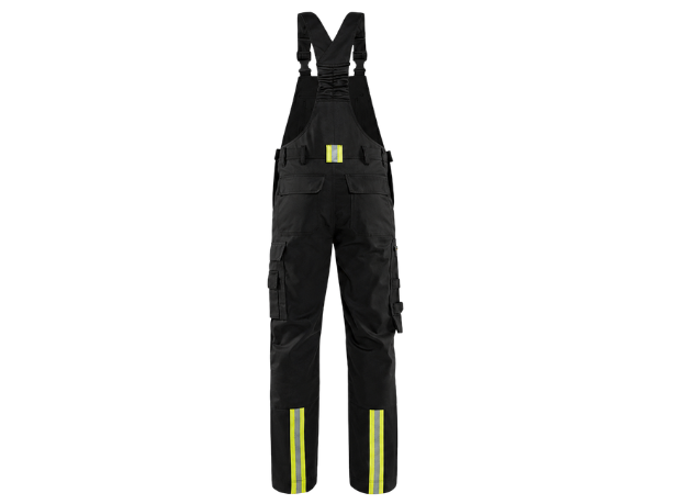 Welding Bib Trouser Black/Yellow B2B Low MOQ Industrial Workwear Manufacturer