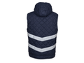 Kensington Hooded Gilet B2B Low MOQ Reflective Showerproof Gilet Navy Workwear