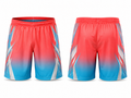Red Custom Flag Football Shorts Wholesale Bulk Team Kit, Low MOQ, B2B Performance Apparel