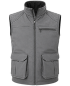 Custom Softshell Sleeveless Grey Hunting Jacket B2B